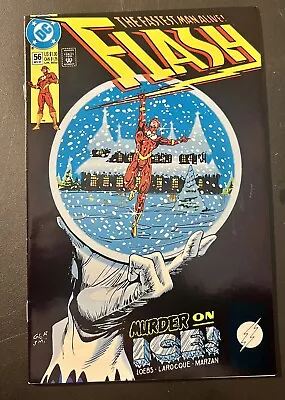 Buy DC Comics~FLASH~#56~1991~Murder On Ice~Fastest Man Alive~Excellent Condition • 8.70£