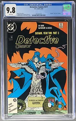 Buy Detective Comics #577 CGC 9.8 White - Batman  Year Two  Story - Highest Grade • 199.84£