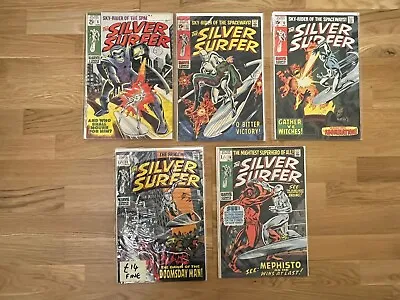 Buy Silver Surfer 5, 11, 12, 13, 16 - Marvel Silver Age Keys, VG To F+ • 109.90£