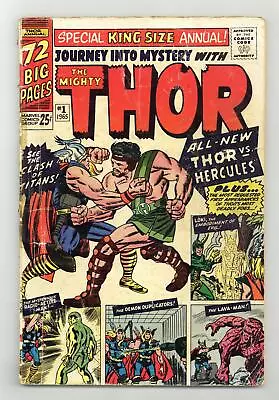 Buy Thor Journey Into Mystery #1 GD- 1.8 1965 1st App. Hercules • 174.73£