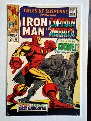 Buy Tales Of Suspense 95 (1967) Iron Man, Captain America, Nick Fury, Grey Gargoyle  • 14.99£