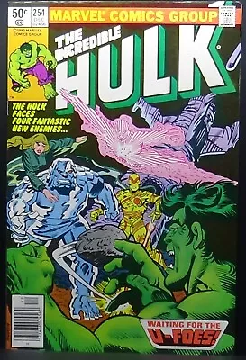 Buy Incredible Hulk #254 1980 Bronze Age 9.0 Vf/nm 1st Appearance U-foes! Key!! • 15.81£