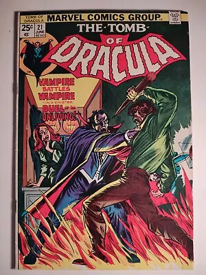 Buy Tomb Of Dracula #21, FN/VF 7.0, Marvel 1974, Blade App., Doc Ock MVS 96, Clean! • 19.76£