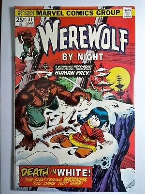 Buy 1975 Werewolf By Night 31 VF.First Mention To Moon Knight.Gil Kane Cvr.Cent Cp. • 42.80£
