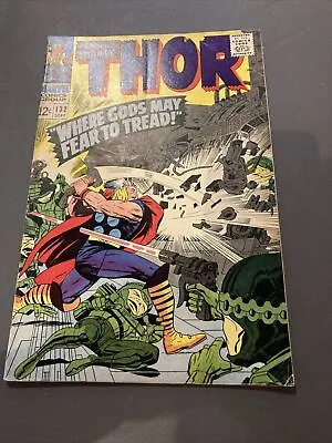 Buy Mighty Thor #132 - Marvel - 1966 - 1st Ego The Living Planet - Back Issue • 40.50£