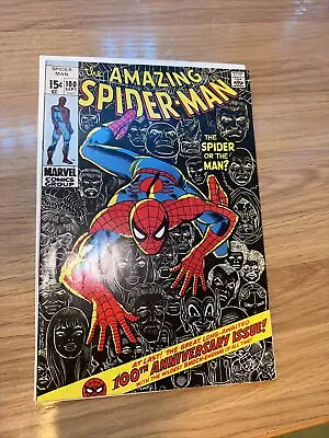 Buy The Amazing Spider-Man #100 (Sep 1971) Marvel Comics 100th Anniversary  • 380£