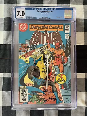 Buy Detective Comics #511 DC 1982 CGC 7.0 WP Key Issue Newsstand 1st Mirage Fire! • 41.51£