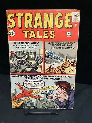 Buy Strange Tales 102 (1962, Human Torch, 1st Wizard) - Undervalued Key! • 175.89£