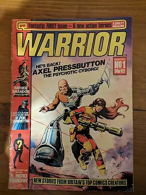 Buy Warrior #1 Comic 1982 1st App Marvelman And  V For Vendetta  • 350£