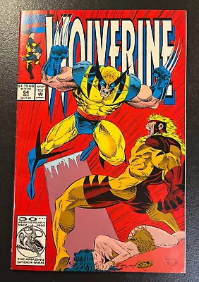 Buy Wolverine 64 Sabretooth Jean Grey V 2 Marvel Comics Jubilee X Men 1 Copy • 7.12£