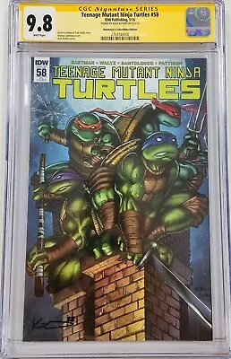 Buy IDW TMNT Teenage Mutant Ninja Turtles #58 Signed By Alex Kotkin CGC 9.8 SS • 151.90£