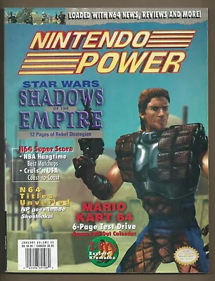 Buy Nintendo Power Magazine #92*star Wars: Shadows Of Empire*w/poster*stickers*vf-* • 15.80£