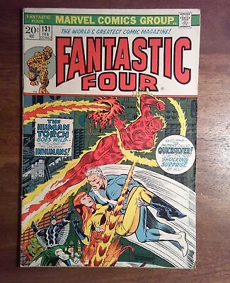 Buy Fantastic Four #131 (1973) KEY! 1st Cameo App Omega The Ultimate Alpha MARVEL • 7.12£