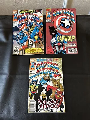 Buy Captain America 404 405 406 CapWolf Wolverine Red Skull Marvel Comics • 15.77£