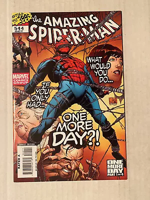 Buy Amazing Spider-Man 544 Marvel 2007 One More Day Part 1 First Print • 31.94£