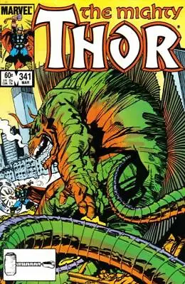Buy Thor (1962) # 341 (7.0-FVF) 1st Jerry Sapristi SHIELD 1984 • 6.30£
