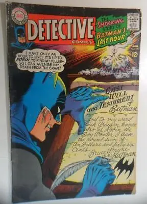 Buy Detective Comics #366 Aug 1967 Batman Round Robin Deaths Elongated Man Good 2.0 • 10.01£