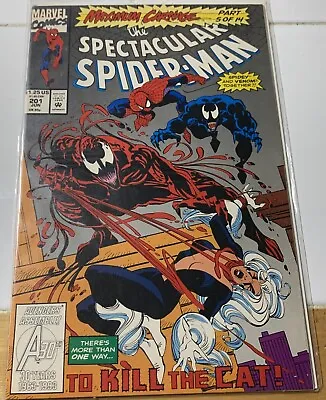 Buy 1993 Marvel Comics Spectacular Spider-Man #201 Max Carnage VG Peter Parker HTF • 7.88£