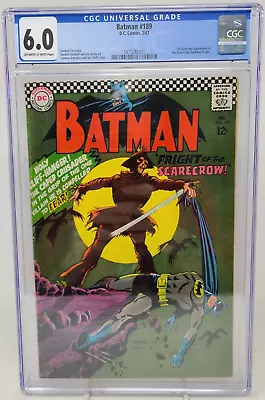 Buy Batman #189 ~ Dc 1967 ~ Cgc 6.0 ~ 1st Silver Age Scarecrow • 443.30£