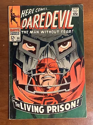 Buy Daredevil #38 1968 Dr. Doom Cover & Appearance! Silver Age Marvel 🔥🔥 • 37.14£