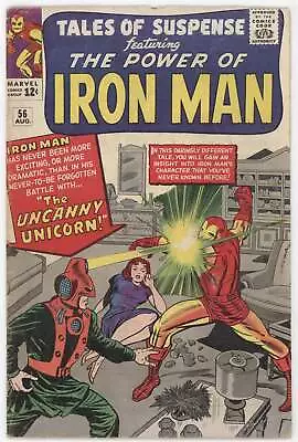 Buy Tales Of Suspense 56 Marvel 1964 VG Iron Man 1st Unicorn Jack Kirby Stan Lee • 59.19£