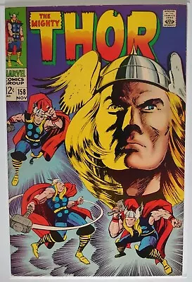 Buy The Mighty Thor 158 - The Way It Was -Nov -1968 - Excellent Silver Age Copy • 4.99£