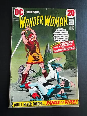Buy Wonder Woman #202 - First Full Fafhrd And Grey Mouser (DC, 1972) Fine • 27.66£
