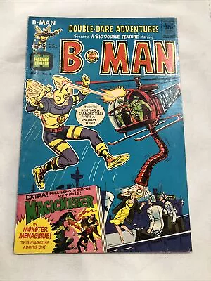 Buy Double Dare Adventures: B-Man #2- Mid Grade Joe Simon Cover-1967 • 19.86£