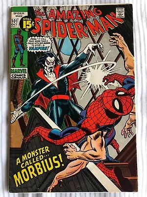 Buy Amazing Spider-Man 101 (1971) 1st Appearance Of Morbius, Cents. Lizard App • 249.99£