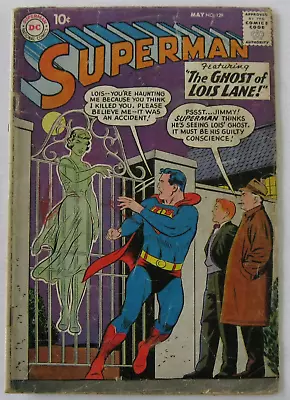 Buy Superman #129 (May 1959, DC), GD (2.0), Intro/origin Lori Lemaris, The Mermaid • 64.83£