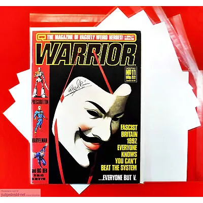 Buy Warrior Magazine # 11 Original V For Vendetta UK Comic Signed Editor (Lot 3659 • 44.99£