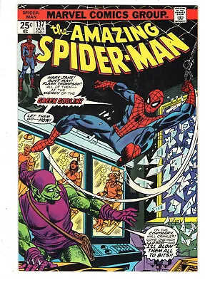 Buy Amazing Spider-man #137 (1974) - Grade 9.2 - 2nd App Harry Osborn Green Goblin! • 118.54£