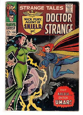 Buy Strange Tales #150 (1966) - Grade 5.0 - 1st Appearance Of Umar - Doctor Strange! • 31.67£