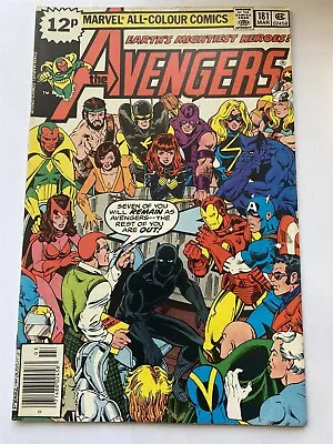 Buy THE AVENGERS #181 1st Scott Lang Marvel 1979 UK Price VF • 29.95£
