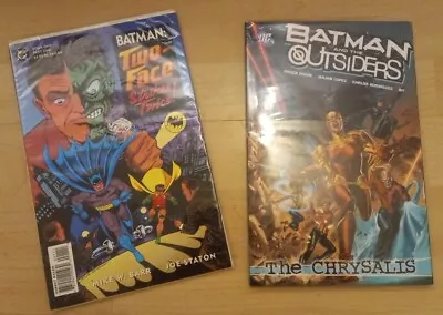 Buy 2 X DC Comics - Two Face Strikes Twice Volume 1 +  Batman And The Outsiders • 5.99£