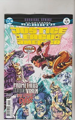 Buy Dc Comics Justice League Of America #19 January 2018 Rebirth 1st Print Nm • 3.65£