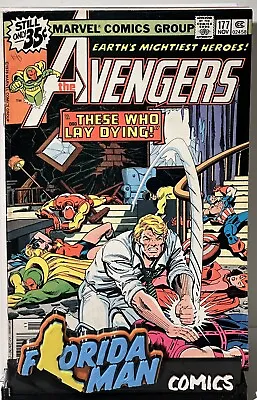 Buy Avengers #177 VG/FN Korvac Saga Conclusion Jim Shooter/D. Wenzel/P.Marcos 1978 • 3.17£