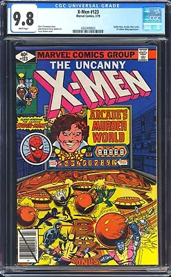 Buy Marvel Uncanny X-Men #123 CGC 9.8 White Pages 1979 - Arcade's Murder World • 256.95£