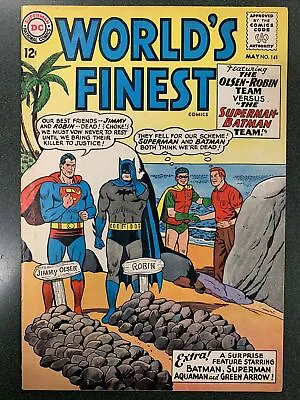 Buy World’s Finest #141 (DC, 1964) Debut Of New Batsuit Curt Swan FN • 29.69£