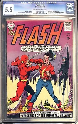 Buy Flash #137 CGC 5.5 1st Silver Age Appearance Of Vandal Savage! • 154.17£