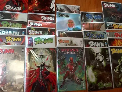 Buy Huge Spawn Comics Lot Of 25 - Plus 2 Spawn Tpb • 67.20£