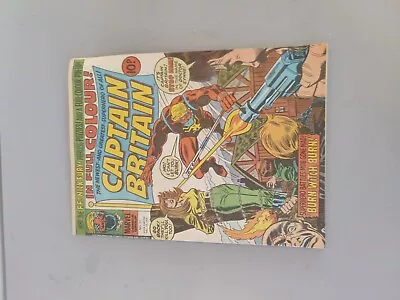 Buy Captain Britain 11 Marvel UK 1976 Second Betsy Braddock (Psylocke) On Cover VF • 12£