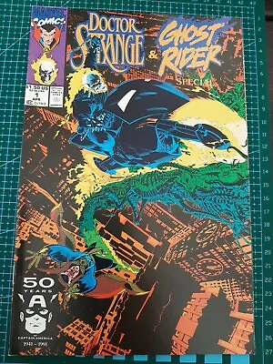 Buy Doctor Strange # 28  - Ghost Rider  1991 Vfn/nm  • 6.25£