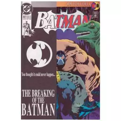 Buy Batman (1940 Series) #497 Black And White Outer Cover In NM Minus. DC Comics [s] • 13.28£