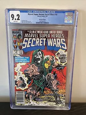Buy Marvel Super Heroes Secret Wars #10 CGC 9.2 (1985) - Newsstand - Doctor Doom • 110.69£