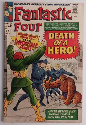 Buy Fantastic Four #32 ~ MARVEL 1964 ~ 1st Appearance Of Morrat ~ Super-Skrull • 56.76£