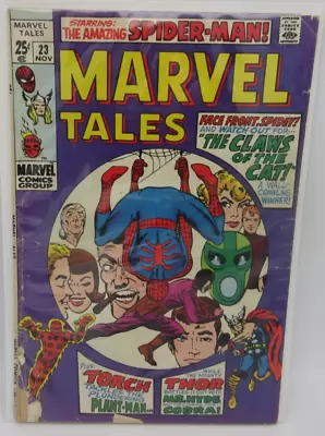 Buy Marvel Tales #23 Featuring The Amazing Spider-Man (1969) Thor, Human Torch • 10.11£