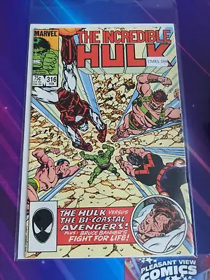 Buy Incredible Hulk #316 Vol. 1 High Grade Marvel Comic Book Cm81-166 • 8.03£