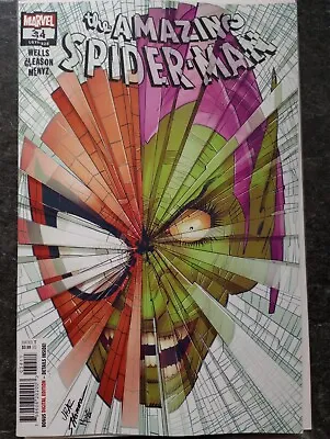 Buy Amazing Spider Man Issue 34  First Print  Cover A - 20.09.23 Bag Board  • 4.95£