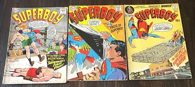 Buy Superboy #124,#152,#176-DC Comics -1965, 1968, 1971-Silver/Bronze Age-Lot Of 3- • 27.59£